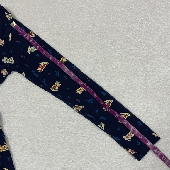 Hanna Andersson 140 US 10 Elisabet / Elisabeth Dress Navy Bunny Bunnies - Picture 4 of 7